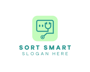 Medical Stethoscope App logo design