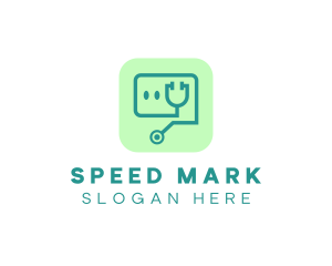 Medical Stethoscope App logo design