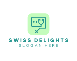 Medical Stethoscope App logo design