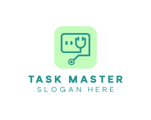 Medical Stethoscope App logo design