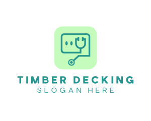 Medical Stethoscope App logo design