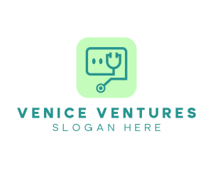 Medical Stethoscope App logo design