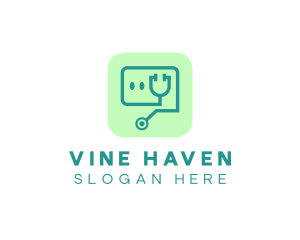 Medical Stethoscope App logo design