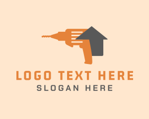 Hand Tools - Home Improvement Drill logo design