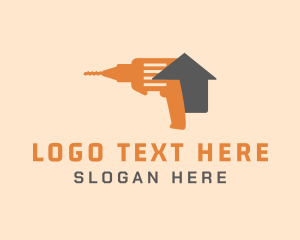 Home - Home Improvement Drill logo design