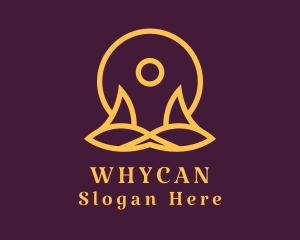 Yoga Meditation Exercise Logo