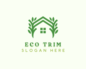 Eco Sustainable Tree logo design