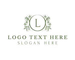 Botany - Garden Plant Leaf logo design