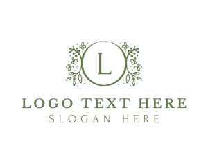 Garden Plant Leaf  Logo