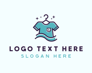 Lubricant - T-Shirt Laundry Cleaning logo design