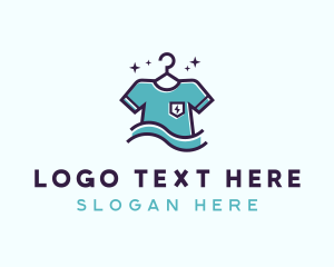 T Shirt - T-Shirt Laundry Cleaning logo design