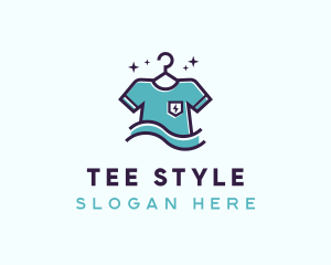 T Shirt - T-Shirt Laundry Cleaning logo design