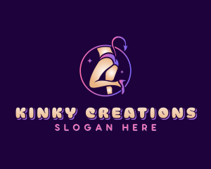 Kinky - Kinky Sexy Legs logo design