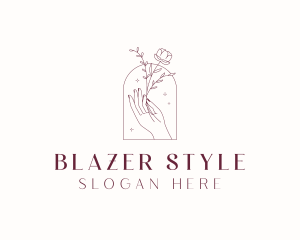 Flower Wedding Styling logo design