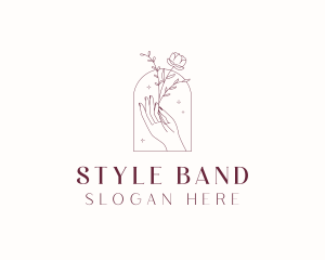 Flower Wedding Styling logo design