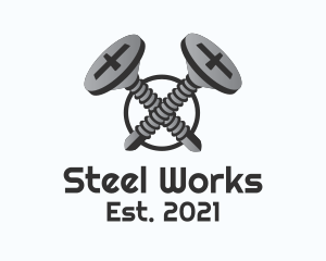 Screw Bolt Tool  logo design