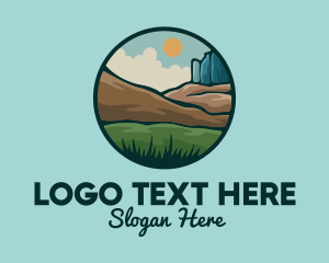 Land - Rustic Outdoor Landscape logo design