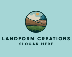 Landform - Rustic Outdoor Landscape logo design