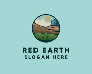 Uluru - Rustic Outdoor Landscape logo design