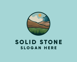 Rock - Rustic Outdoor Landscape logo design