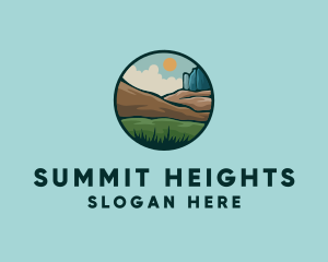 Climbing - Rustic Outdoor Landscape logo design