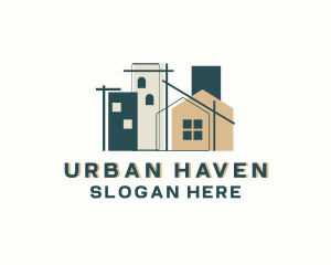 Urban Architecture Real Estate logo design