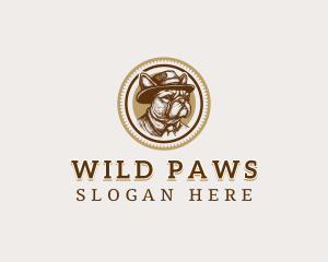 Gentleman Bulldog Pet logo design