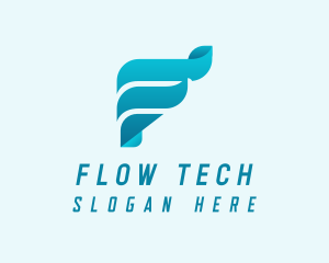 Tech Company Letter F  logo design