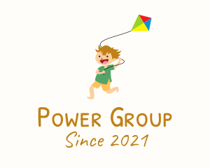 Toy - Happy Kid Kite logo design