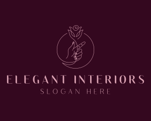 Artisanal Rose Decorator logo design