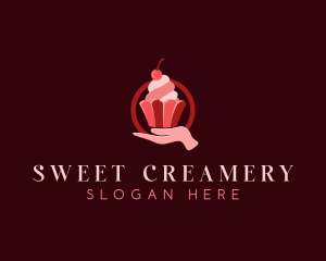 Sweet Cupcake Bakery logo design