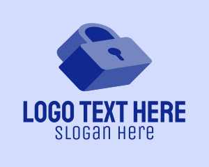 Cube - Secure Password Lock logo design