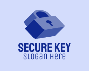 Secure Password Lock logo design