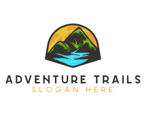 Mountain Alps Adventure logo design