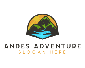 Mountain Alps Adventure logo design