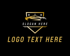 Emblem - Shield Supercar Banner logo design
