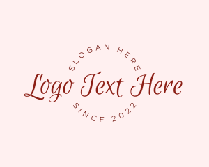 Cursive - Feminine Beauty Business logo design