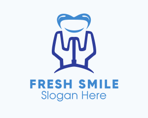 Blue Tooth Implant logo design