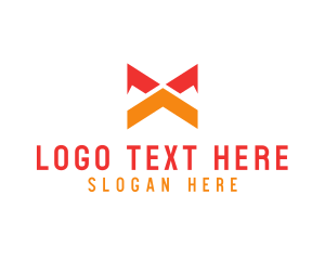 Simple - Generic Arrow Letter X logo design