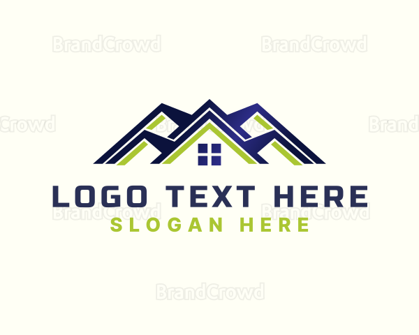 Roof Real Estate Property Logo