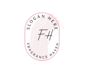 Feminine Cosmetic Watercolor logo design