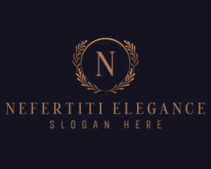 Elegant Wreath Decor logo design