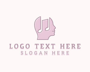 Psychologist - Music Therapy Wellness logo design