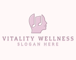 Music Therapy Wellness logo design