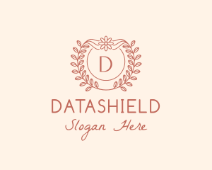 Floral Wedding Planner Wreath  Logo