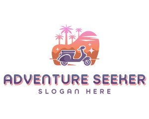 Tour - Traveler Scooter Tour logo design