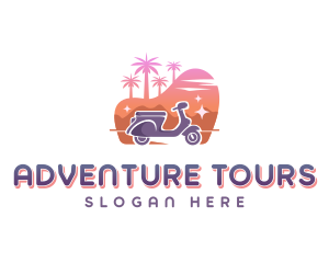 Tour - Traveler Scooter Tour logo design