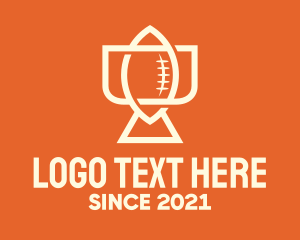 Winner - American Football Tournament logo design
