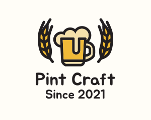 Pint - Craft Beer Bar logo design