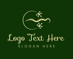 Yoga - Natural Beauty Massage logo design